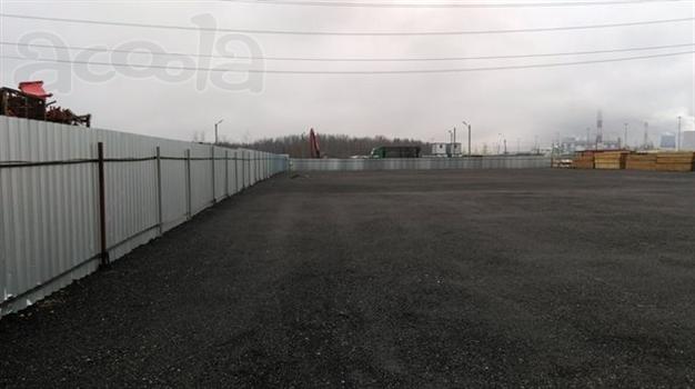Сдается в аренду открытая площадка до 10000м2 на 1й линии шоссе.