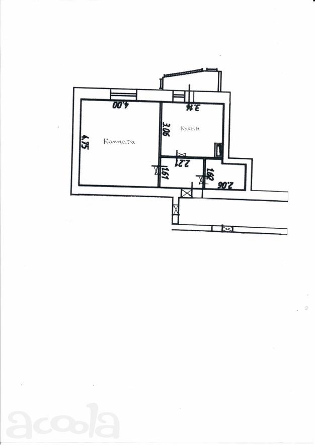 1-к квартира 35,1 кв. м, 4/9 кирпичный, ком. 19 кв. м г. Никольское Тосненский р-он ЛО